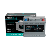 АККУМУЛЯТОР ABSEL PLATINUM AGM 12V 60AH 660A (242*175*190) 0 (R+)
