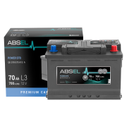 АККУМУЛЯТОР ABSEL POWER EFB 12V 70AH 700A (278*175*190) 0 (R+)