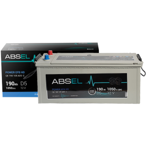 АККУМУЛЯТОР ABSEL POWER EFB HD 12V 190AH 1050A 3 (L+)